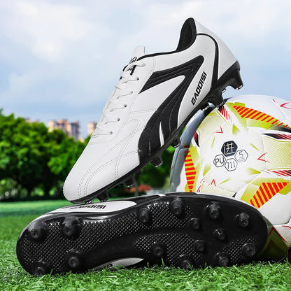 Men's Soccer Shoes Breathable Football Boots Futsal Ultralight Professional Training Sneakers Unisex Grass Cleats Match Sport