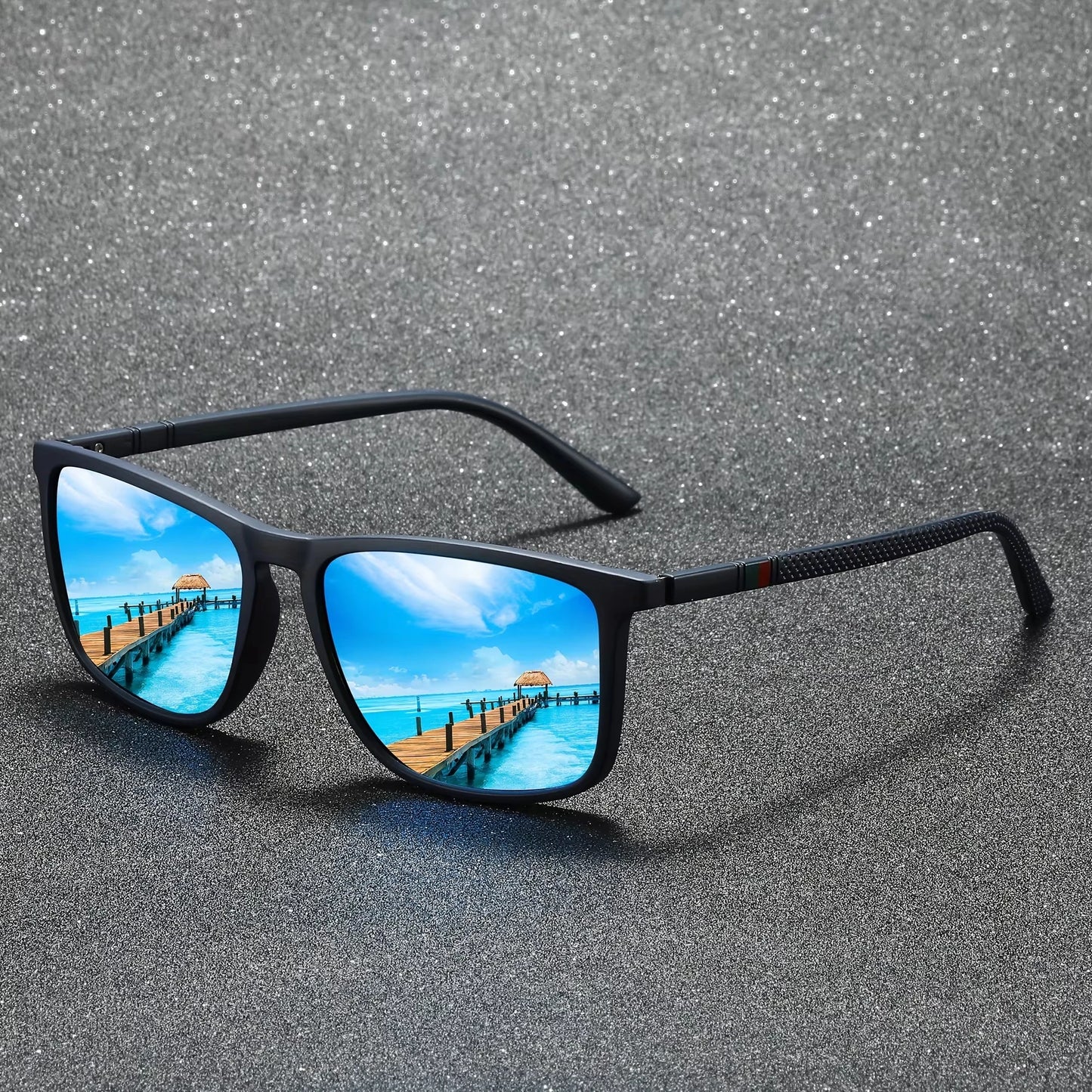 2025 Square Polarized Protective Sunglasses Anti Glare Sun Shades For Summer Party Vacation Travel Driving Fishing UV400