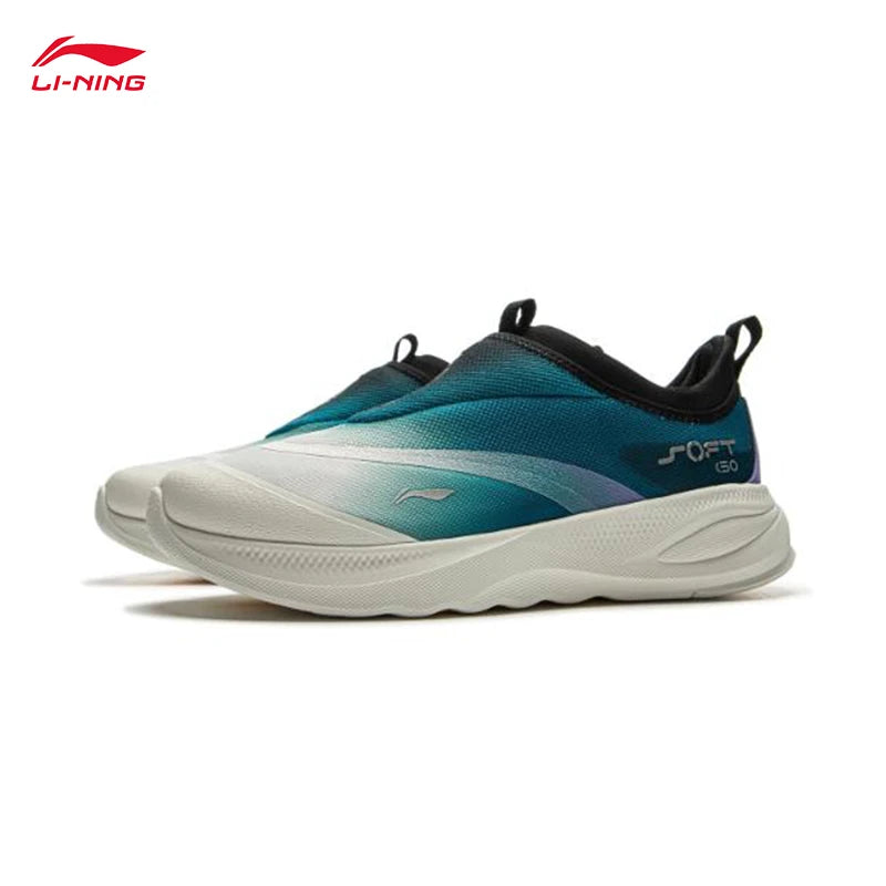 LI-NING SOFT GO 2 vyriški vaikščiojimo batai, įsispiriami, minkštu storu kulnu, patogūs, patvarūs sportiniai laisvalaikio batai AGLV005
