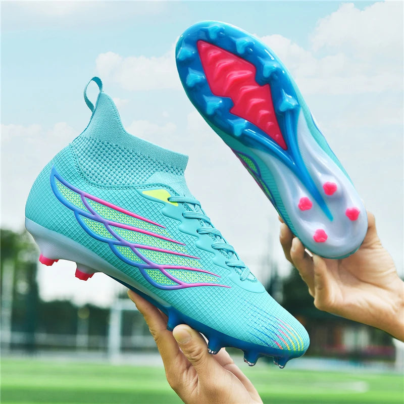 2026 Superfly FG Football Boots Outdoor Soccer Cleat Black Shoes Soft Sport Professional Shoes Breathable Comfortable Boots Plus