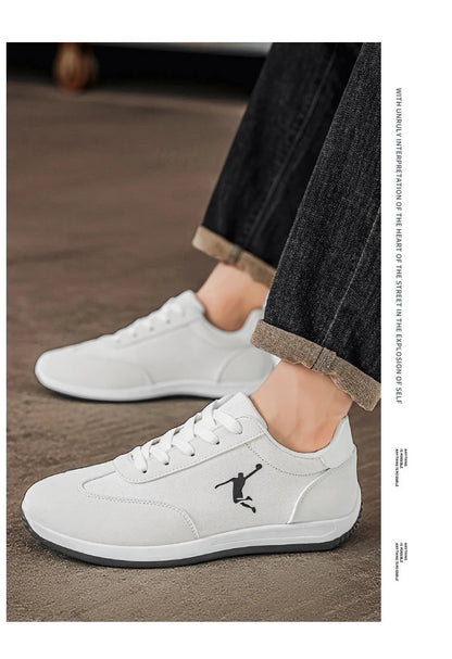 Men's Shoes, Spring and Autumn Trendy Shoes, New Cross-Border Models, White, Black, Red Sneakers, Soft-Soled Breathable Men's Low-Top Versatile Casual Shoes