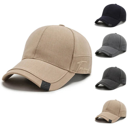 Casquette de soleil à séchage rapide pour femme, casquette de sport décontractée pour homme, casquette de baseball grande taille 60-65 cm, casquette à visière ajustable, casquette à visière
