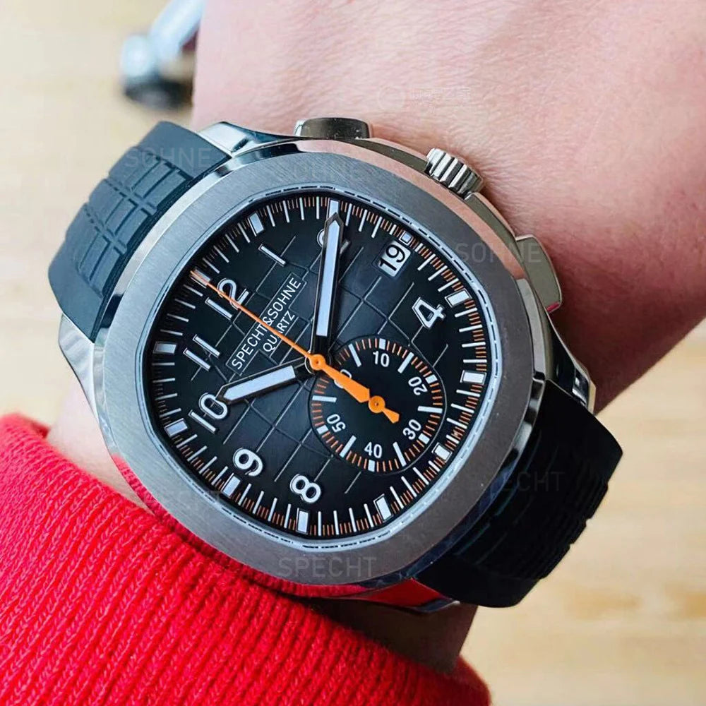 2026 High Quality Men's Watches Luxury Brand Japan VD53 Chronograph Sports Classic 5167 Quartz Watch Stainless Steel Waterproof