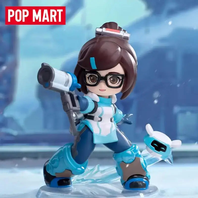 POP MART Overwatch Play of The Game Series Blind Box Mystery Box Toys Kawaii Ornaments Figurines Home Decor Desktop Model Dolls