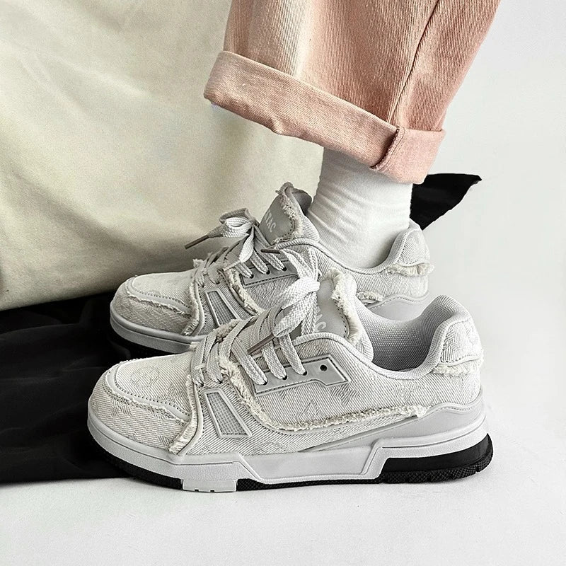 New Unisex Board Shoes Fashion Anti Slip Breathable Thick Soled Vulcanized Shoes Hot Selling Men's Women's Luxury Casual Shoes