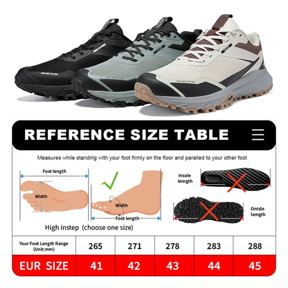 Ténis de caminhada para homem Baasploa: calçado de moda para atividades ao ar livre, leve e respirável; calçado casual masculino antiderrapante e resistente ao desgaste, ideal para escalada