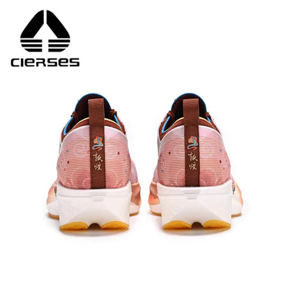 CIERSES Carbon fiber plate Marathon Running Racing Shoes  Men Professional Stable Support Shock-relief Rebbound Training shoes