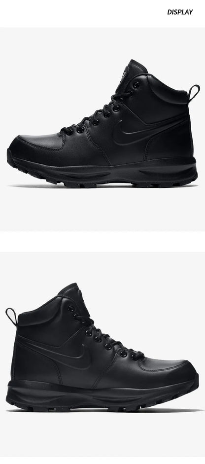 Nike genuine MANOA LEATHER men's and women's high top cushioned casual sports shoes 454350-003