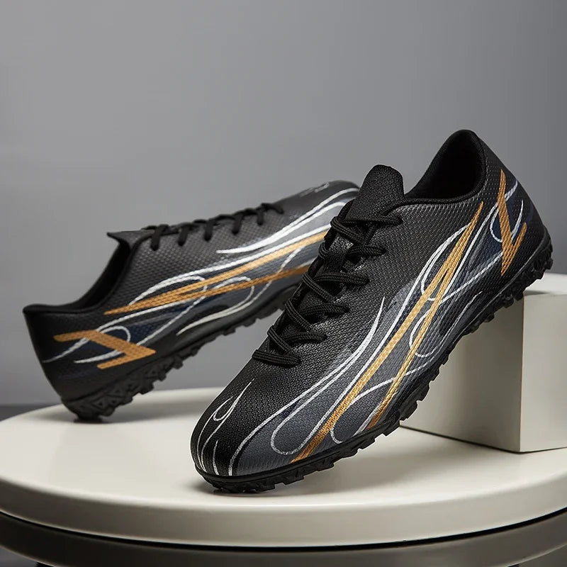 Large Size 46 47 Football Shoes for Men Training Sports Matches Artificial Grass TF Spike Cross-Border Shoe Male Footwear