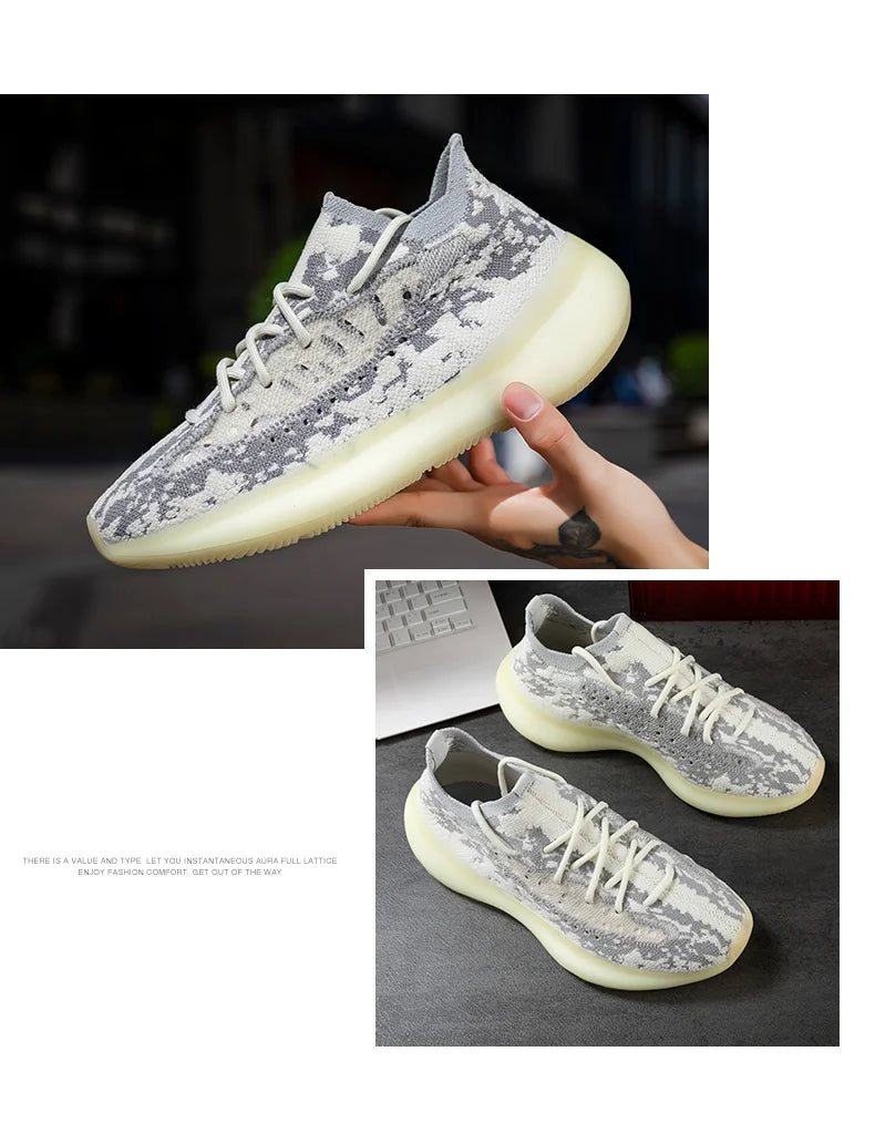 Air Cushion Running Shoes Speciality Marathon Men Sports Breathable Lightweight Women's Comfortable Nonskid Leisure Sneakers