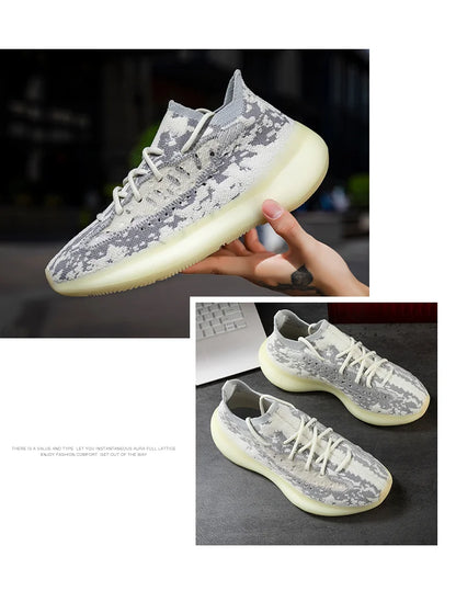 Air Cushion Running Shoes Speciality Marathon Men Sports Breathable Lightweight Women's Comfortable Nonskid Leisure Sneakers