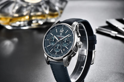 PAGANI DESIGN 2025 New Men Quartz Watches VK63 Fashion Casual 100M Water Resistant Sapphire Glass Stainless Steel Watches