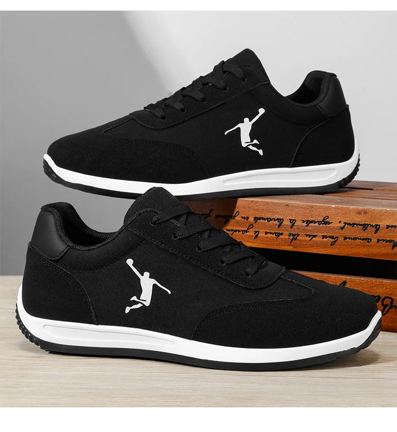 Men's Shoes, Spring and Autumn Trendy Shoes, New Cross-Border Models, White, Black, Red Sneakers, Soft-Soled Breathable Men's Low-Top Versatile Casual Shoes