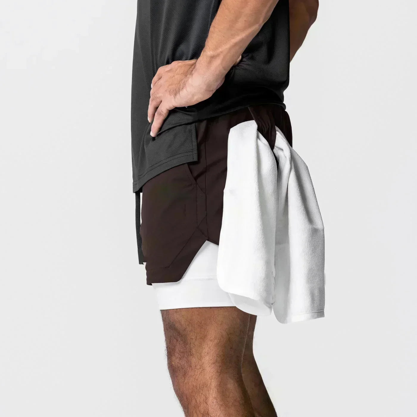 2025 Dragon Ball Majin Buu Anime Men Shorts Streetwear Summer Workout Pants Sportswear Fitness Double-layer Quick Dry Beach Pant