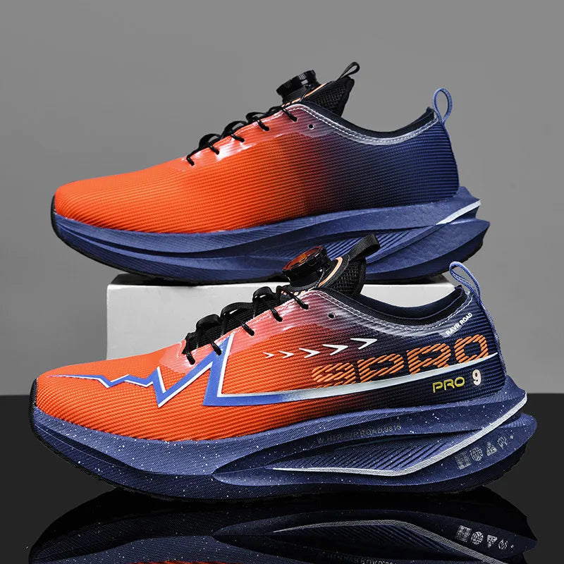 Męskie buty do biegania na co dzień, maratonowe, sportowe, z wkładką z włókna węglowego, oddychające, lekkie, damskie, wygodne, sportowe, antypoślizgowe trampki