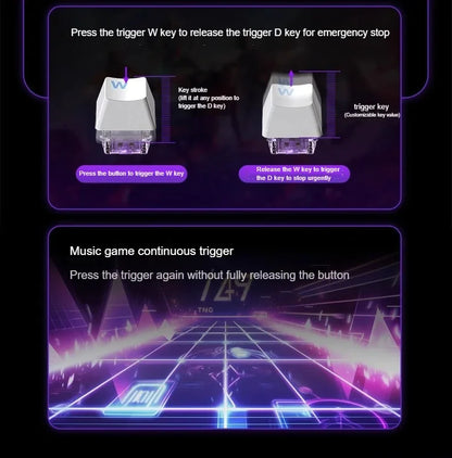 AULA WIN60 HE Magnetic Keyboard Wired Trigger 8K Return Esports Gamer Customize RGB Mechanical Gaming Keyboard