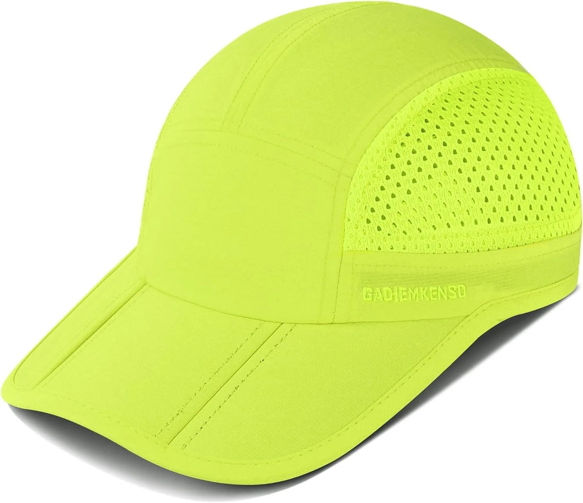 GADIEMKENSD Snabbtorkande, hopfällbara och bärbara basebollkepsar för män, sommar, havsvågbroderi, unisex, sport, solhattar, snapback-keps