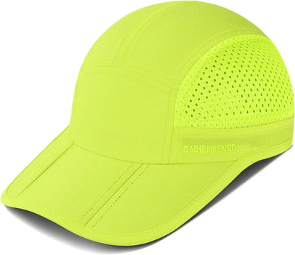 GADIEMKENSD Snabbtorkande, hopfällbara och bärbara basebollkepsar för män, sommar, havsvågbroderi, unisex, sport, solhattar, snapback-keps