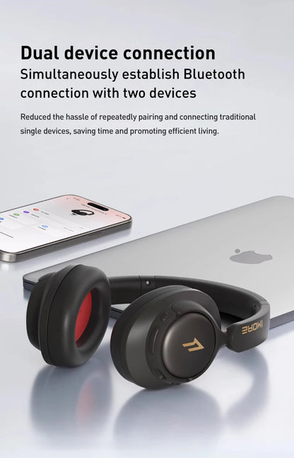 Auscultadores 1MORE SonoFlow S Bluetooth Sem Fios com Cancelamento de Ruído 42dB ANC, Áudio Hi-Res, Autonomia de 90H, Over-Ear