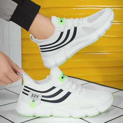 Sports Men's Shoes Spring and Autumn Breathable Casual Running Shoes Lightweight Walking Couple Shoes Men's Spirit Women's Shoes