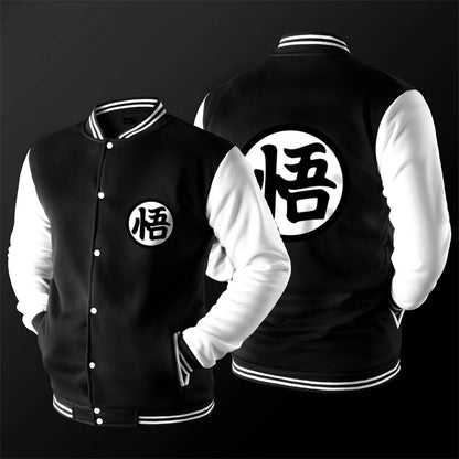 Dragon Ball Streetwear Baseball Uniform for Man Women Son Goku Adults Costumes Jackets Spring Fall Coat Cardigan Sweatshirt Gift