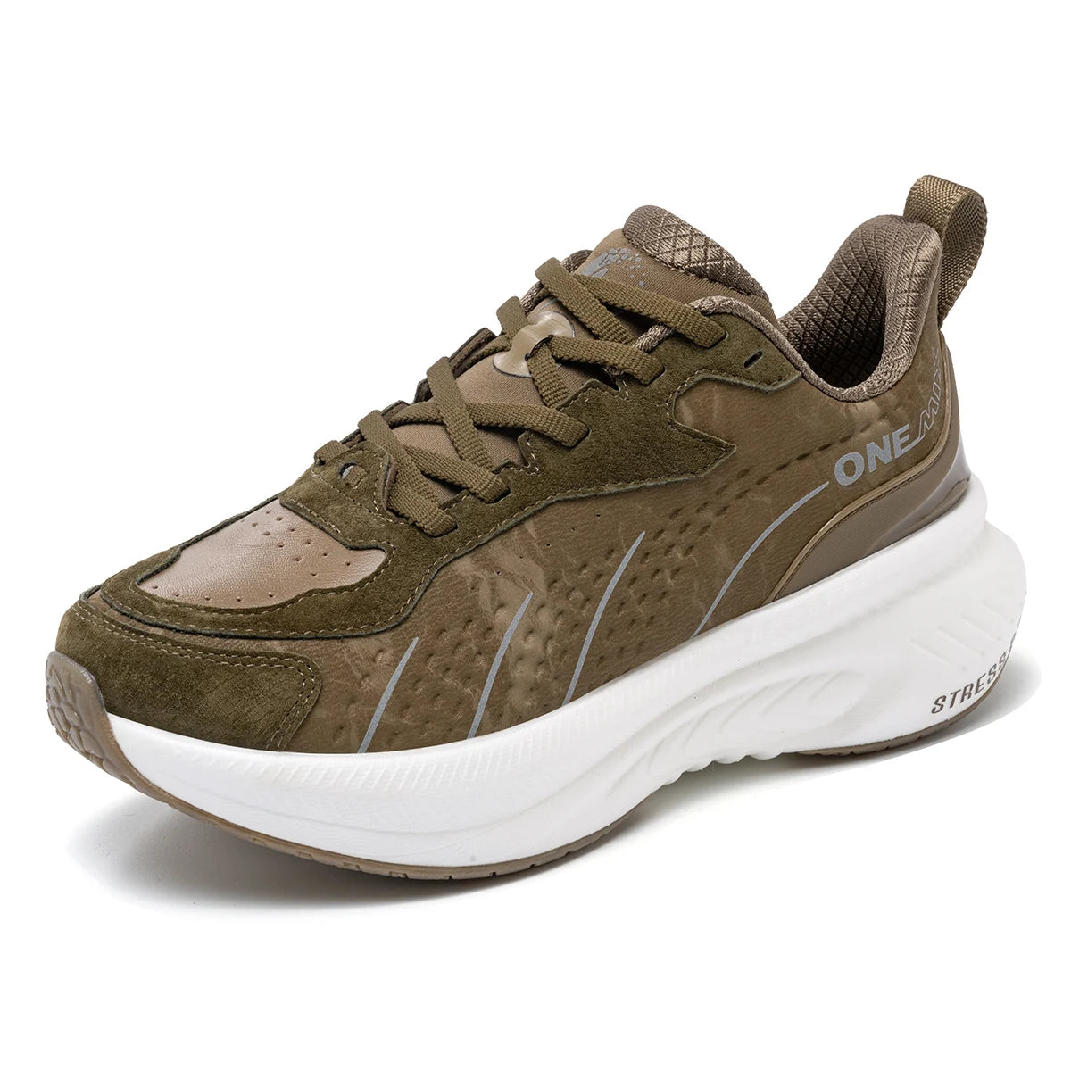 ONEMIX 2025 Winter Training Running Shoes for Men Sport Shoes Leather Warm Wear-Resistant Female Jogging Shoes Walking Sneakers