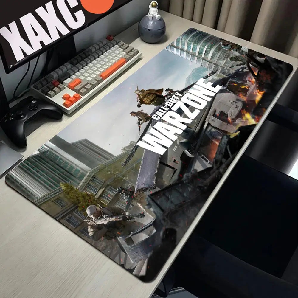 Call of Duty Game Large Mouse Pad PC Gaming Accessories Desktop Extended Table Mat XL Laptop Office Rubber Carpet Soft Mausepad