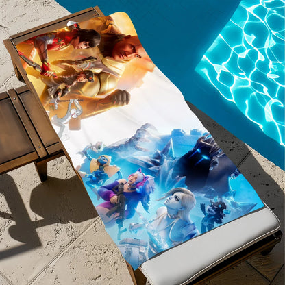 game art funny F-Fortnite Towel soft Beach Towels Trip swim Pool bathing Towel Gym Spa home Decor Gift Holiday