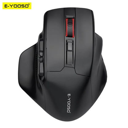 E-YOOSO X-31 USB 2.4G bezprzewodowa duża mysz gamingowa dla dużych dłoni PAW3212 4800 DPI 5 przycisków dla graczy komputer laptop PC