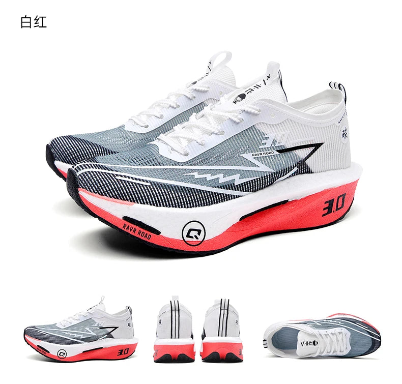 Air Running Shoes Men Sports Marathon Carbon Plate Breathable Lightweight Women Comfortable Athletic Leisure Sneakers Soft Sole