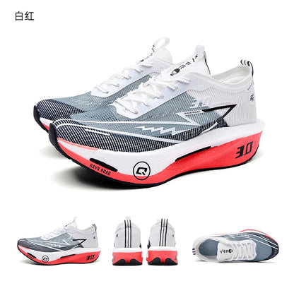 Air Running Shoes Men Sports Marathon Carbon Plate Breathable Lightweight Women Comfortable Athletic Leisure Sneakers Soft Sole