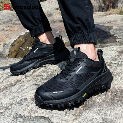 Ténis de caminhada para homem Baasploa: calçado de moda para atividades ao ar livre, leve e respirável; calçado casual masculino antiderrapante e resistente ao desgaste, ideal para escalada