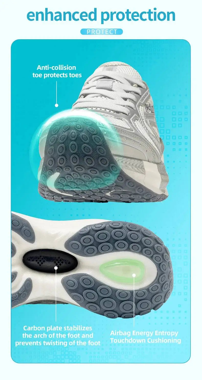 ONEMIX 2026 Lightweight Dad Damping Sneakers Men Cushioning Running Sports Casual Shoes For Women Soft And Elastic 25216