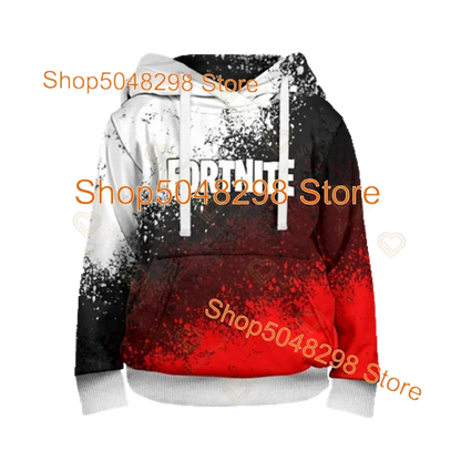 Men’s and Women’s Hoodie with 3D Battle Royale Fortnite Victory Print, Hooded Streetwear Sweatshirts for Boys and Girls