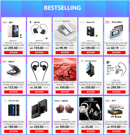 FiiO JT7 Planar Magnetic Audiophile Headphones – Over-Ear HiFi Wired Headset with 95x86mm Driver, Adjustable Headband, 4.4mm/3.5mm Cable