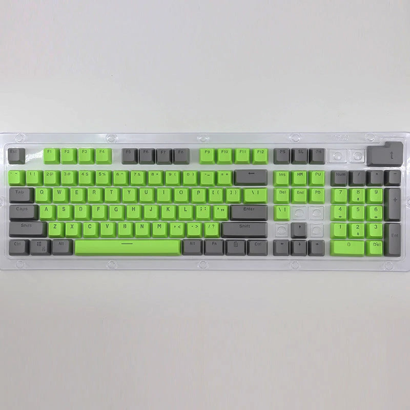 106 Keys Grey Red Keycaps PBT Specials Keycap Backlit Two-Color Key Caps For MX Switch 61/87/104 Mechanical Keyboard