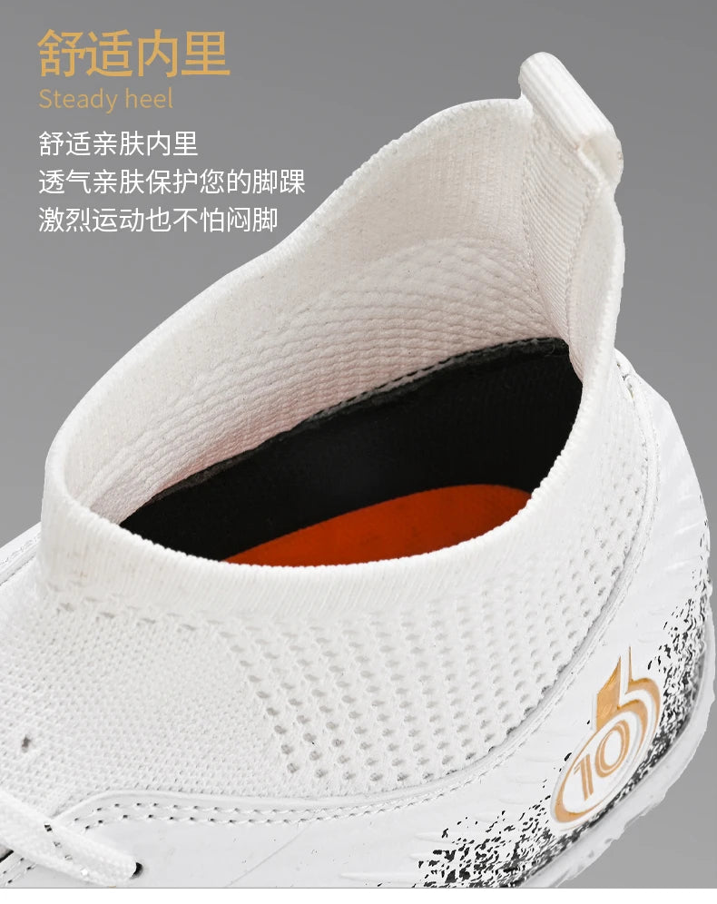Men Soccer Shoes Kids Football Boots Women Professional Soccer Cleats Antiskid Chaussure Football TF/FG Outdoor Football Shoes