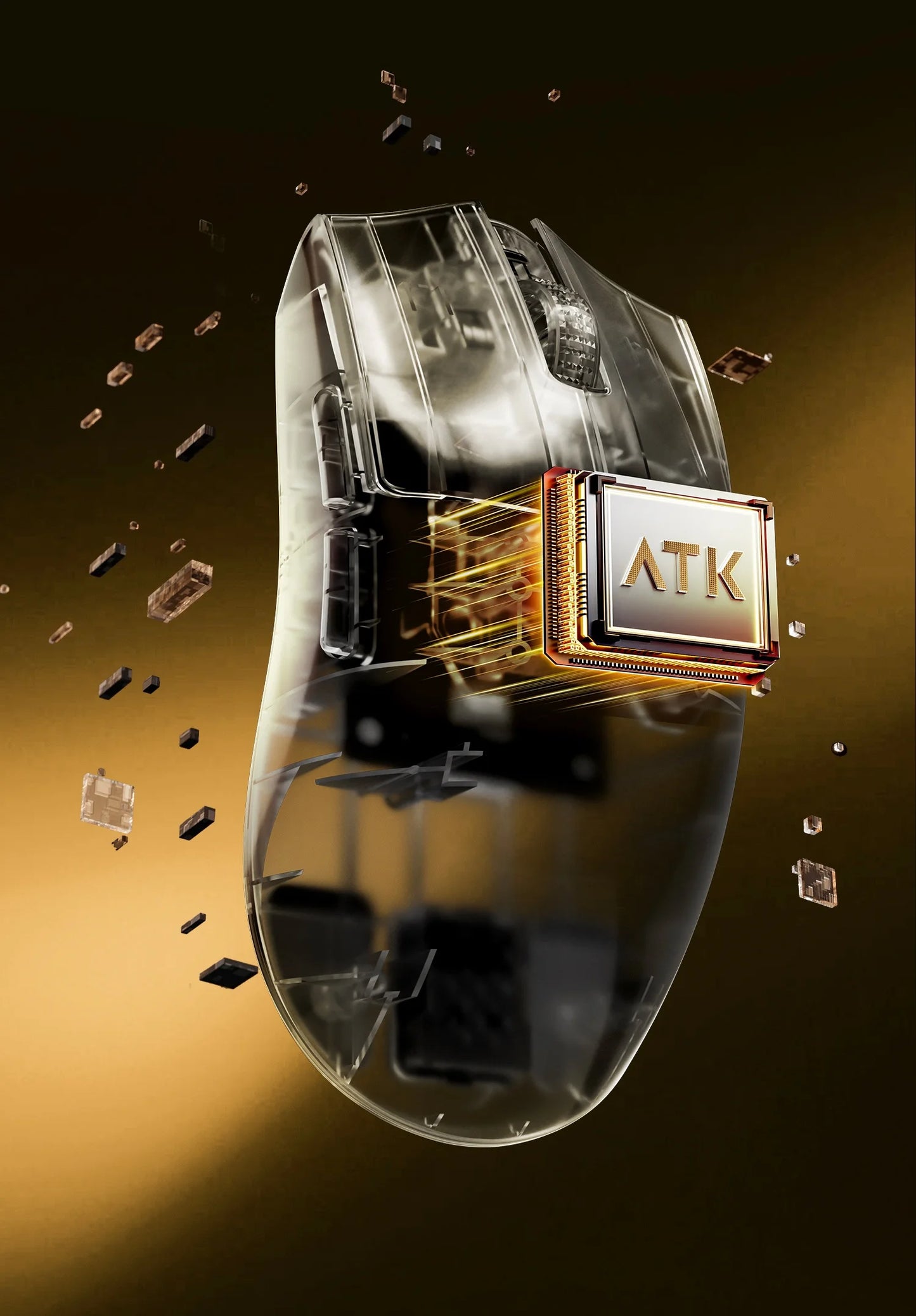 ATK X1 V2 Ultimate 2.0 Mouse Wireless Paw3950 Ultra 54g Lightweight 750ips 0.163ms Low Latency 650ips Gamer New Accessory Gifts