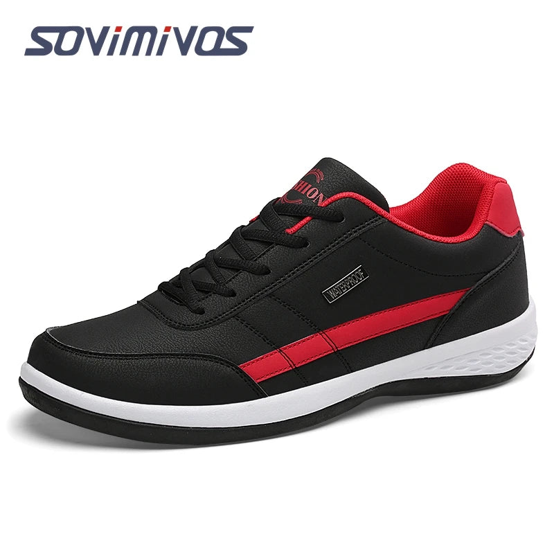 Mens Walking Shoes - Slip On Tennis Running Shoes Memory Foam Lightweight Work Sneakers for Indoor Outdoor Gym