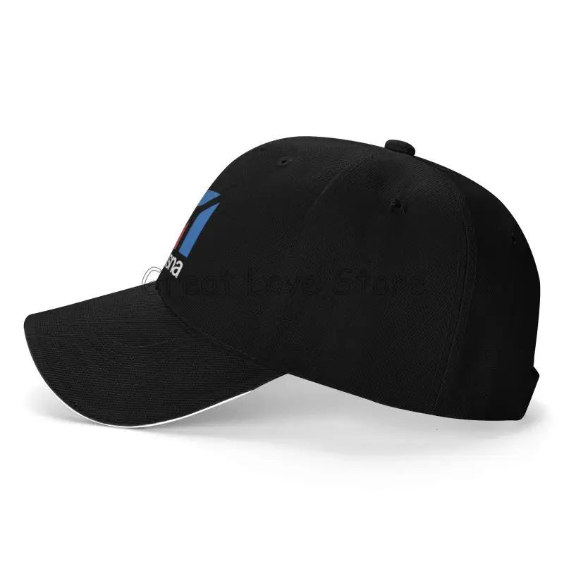 Custom Cessna Logo Print Sandwich Baseball Cap Retro Men Hip Hop Bucket Hats Summer Outdoor Sun Protection Snapback Cap Golf Hat