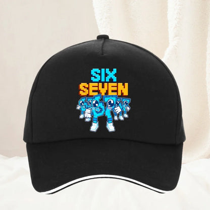 Meme 67 Six Seven 6 7 Italian Brainrot Baseball Cap Men Trucker Hat Spring Casual Outdoor Gym Sun Visor Snapback Cap