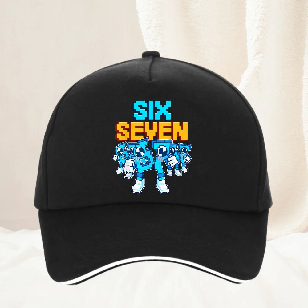 Meme 67 Six Seven 6 7 Italian Brainrot Baseball Cap Men Trucker Hat Spring Casual Outdoor Gym Sun Visor Snapback Cap