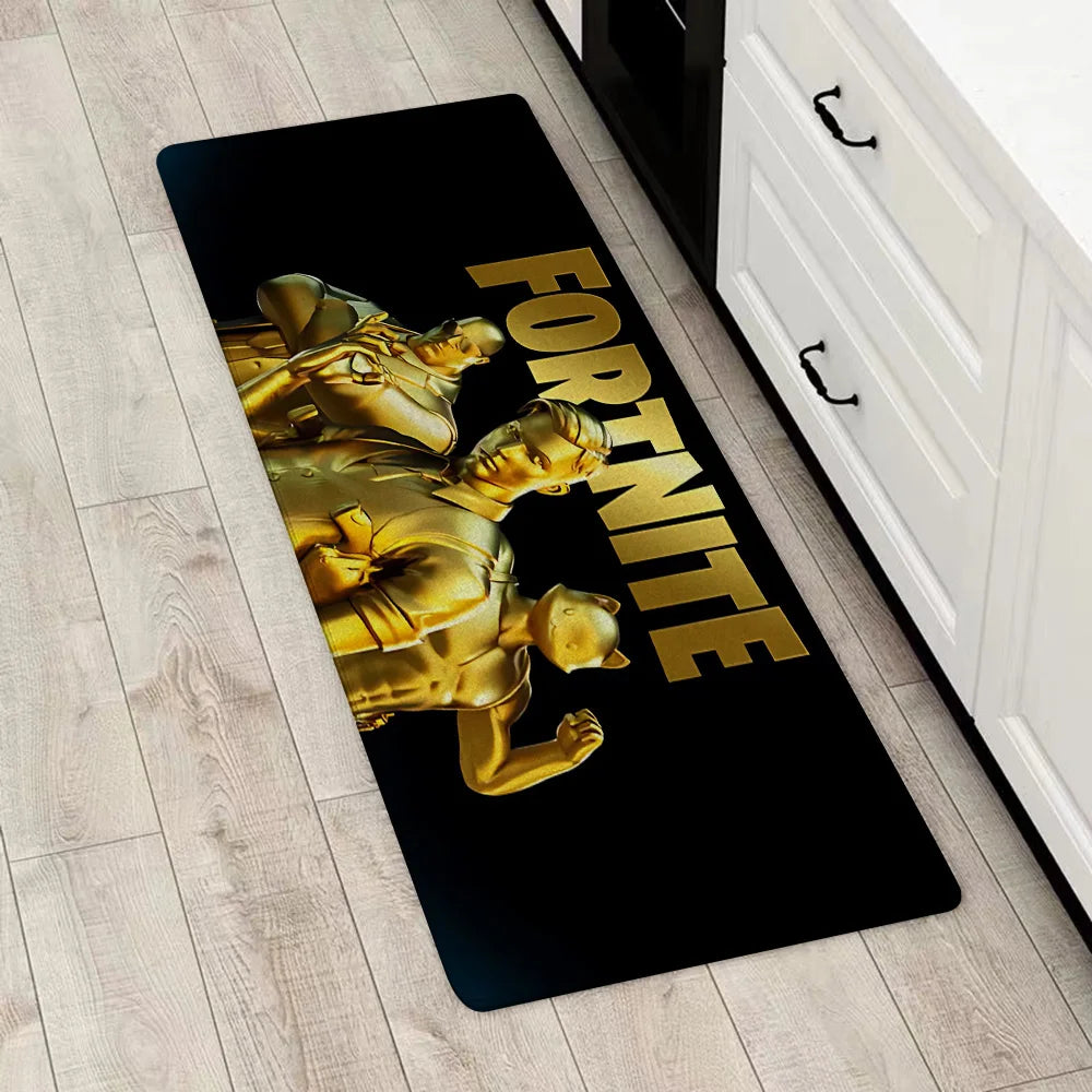 Capacho de Entrada Fortnites, Jogo Popular, Tapete Antiderrapante para Cozinha, Sala de Estar, Varanda e Casa de Banho, Tapete de Chão
