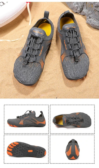 Aqua Shoes Water Shoes Upstream Wading Barefoot Beach Shoes Adults Gym Outdoor Training Footwear Unisex Quick-Drying Breathable