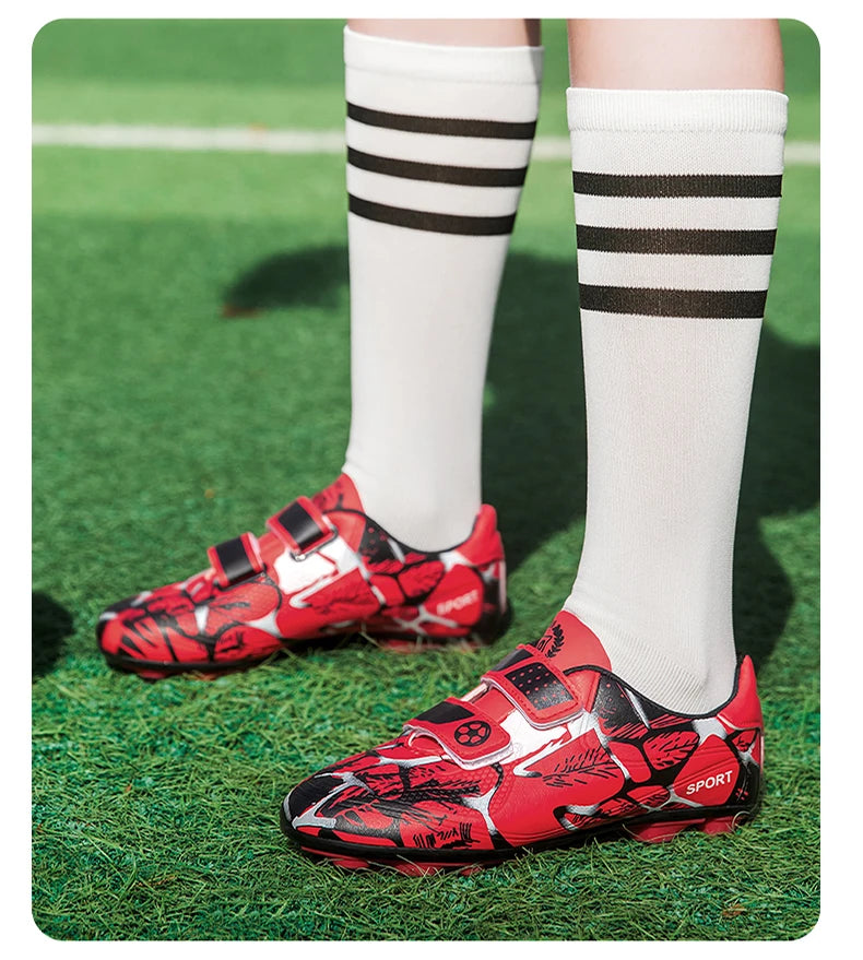 Soccer Cleats for Men Women Breathable Lightweight Anti Slip Firm Ground for Outdoor Football Training Match Sports