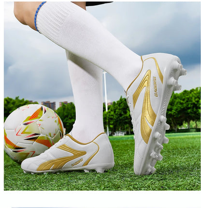 Novas sapatilhas de futebol profissional para homem, sapatilhas de futebol para adulto, futsal indoor, ultraleves, antiderrapantes, desportivas, resistentes ao desgaste, botas de futebol