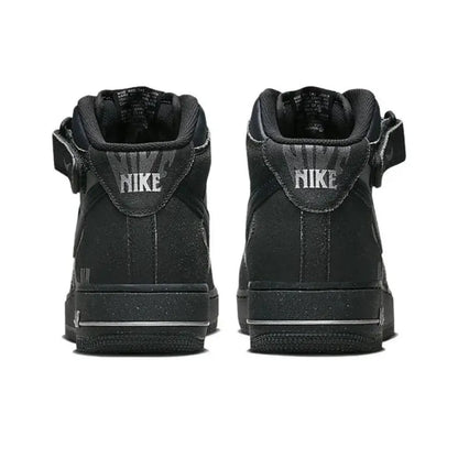 Nike Air Force 1 Mid Unisex Sneakers - Ankle Support, Classic Cushioned Comfort & Durable for All-Day Wear DQ7666-001