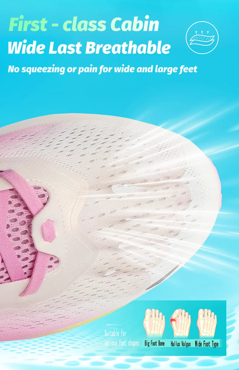 ONEMIX Men Running Shoes Super Lightweight Outdoor Athletic Training Jogging Sneakers Anti-Slip Wear-Resistant Walking Footwear