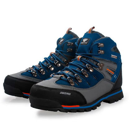 Men Climbing Shoes Outdoor Fashion Anti Slip Wear-resistant Hiking Boots Comfortable Waterproof Snow Walking Travel Sports Shoes