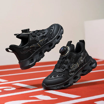 Dziecięce buty sportowe – modne, siateczkowe, studenckie, amortyzowane buty treningowe – nowe, oddychające, antypoślizgowe buty do codziennego biegania